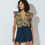 Cleobella Chloe Floral Blouse | S (Fits M) | Boho Western Coastal Organic Cotton Photo 1