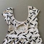 Hollister I Love H81  Feather Print Skater Dress Photo 5
