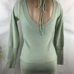 Arden B  100% Cashmere Pistachio Green Long Sleeve sweater S Photo 3
