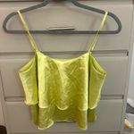 HYFVE Boutique Ruffle Top green Photo 1