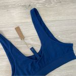 SKIMS NEW  X Team USA Blue Ribbed Bra Photo 4