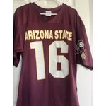 Vintage ARIZONA STATE UNIVERSITY FOOTBALL BURGANDY & WHITE JERSEY #16 Size L Size L Photo 2
