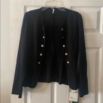 Halara  Black Blazer with Gold Buttons size L brand new length 23” bust 34” Photo 1
