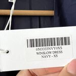 Reformation  winslow maxi wrap Dress navy blue size XS UB Photo 4