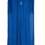 Sunsets Breezy Beach Pants Sheer Crochet Electric Blue Size Small Medium Photo 4