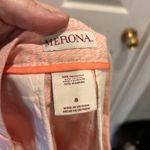 Merona Orange Neon Shorts Women’s Size 8 Jogger Stripe Pockets Photo 6