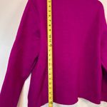 Eileen Fisher  Fuchsia Wool Long Sleeve Button Down Cardigan Women’s Medium Photo 5