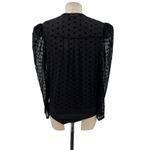 IORANE Tulle Bodysuit Swiss Dot Print Black Size 42 / US Large Photo 5