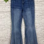 Bridge by GLY  Whiskered Paneled Flare Bell Bottom Stretch Jeans Photo 1