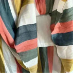 Mystree  Women’s Satin Silk Colorful Stripes Skirt Size‎ M NWT Photo 5