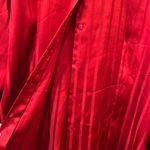 Covington  XL 18 Red Satin Button-Up Shirt Photo 3