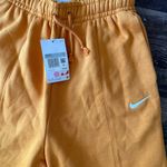 Nike Sportswear Women's Essential Fleece High Rise Shorts DM6123-738 Yellow Photo 2