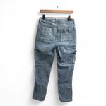 Natural Reflections Medium Wash Straight Leg Cargo Jeans- Size 8 Photo 1