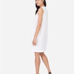 Everlane  The Cotton Poplin V-Neck Tank Dress in White Size‎ 6 Photo 6