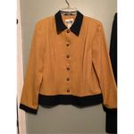 Kari’s Korner Yellow Button Down Long Sleeve Blazer And Skirt Set Size 14 Yellow Photo 3