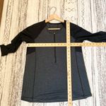 Lululemon Black Gray Half Zip 3/4 Sleeves Athletic Top Approx. Size Medium Photo 4