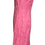 Lavia 18 Pink Floral Overlay Appliqué Sheath Dress Size M Photo 2