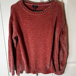 Jones New York Women's Rust Ribbed Crew Neck Sweater M Photo 0