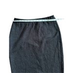 Free People  black polka dot pencil skirt sz large Photo 4