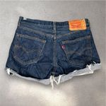 Levi's Levi’s 501 Denim Shorts Women’s 32X34 Blue High Rise Cutoff Raw Hem Vintage y2k Photo 1