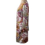 Est. 1946 Swing Dress Paisley Bell sleeve Stretch Mustard Maroon Size M Medium Photo 1