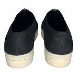 Vince . Warner Zip-Front Platform Sneaker Black 9.5 Photo 3