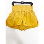 Free People  Movement The Way Home Shorts Size Large High Waisted Active Gold Photo 8