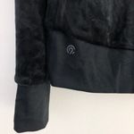 C9 Champion New Velour Quarter Zip Pullover Velvet Sweatshirt Black Photo 10