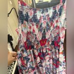 Floral Maxi Dress with Spaghetti Straps White Size undefined Photo 4