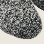 Abound  80% Poly/20% Wool Marled Gray Boucle Fabric Slip On Loafer Flat 8 Photo 4