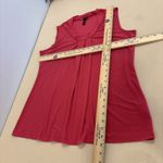 Susan Lawrence  Women’s Sleeveless Cowl Neck Blouse XL Hot Pink Stretch Pullover Photo 7