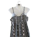 Derek Heart Floral Print Spaghetti Strap Hi Low Maxi Dress Black Size 1X Photo 6