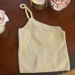 ZARA  NEW Asymmetric Beaded Knit Top Photo 1