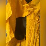 SheIn  Curve Vivid Eden Ruffle Trim Wrap Knot Side Cami Halter Dress Nwt Photo 4