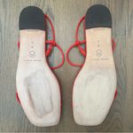Loeffler Randall NWT  Eleanor Strappy Flat Napa Leather Sandals in Red Size 9 Photo 7