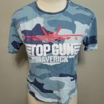 Top Gun Maverick Camo Cropped Tee Size xs Photo 1