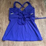 Athleta NWT  Triangle Tankini Cerulean Blue Size D-DD Photo 4