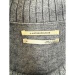 Anthropologie  Gray Paloma Ribbed Knit Relaxed Turtleneck Sweater - Size - Small Photo 6