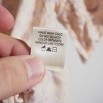 Source Unknown Coquette Milkmaid Crop Top Ruched V Neck Pastel‎ Pink Ditsy Floral Flirty Sz S Photo 3