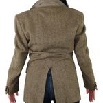 Vintage Shefford Brown Herringbone Tweed Wool Jacket Medium Oversized Retro Photo 3