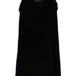 Vintage 90s Scott McClintock black and rhinestone velvet overall dress sz 6 Photo 0