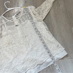 Dolce Vita Blouse Silk Embroidered White (small) coquette cottagecore soft girl Photo 4