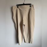 Athleta  Biege Stellar Wide Leg Crop Pants Womens 16 Business Casual Careerwear Photo 4