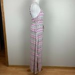 Best Society Maxi Dress M Multicolor Printed Racerback Sleeveless‎ Tie Size M Photo 3
