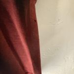 Linea Donna Sweater Vintage Large Red V Neck Pullover Merino Wool Made Italy Photo 7