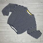 Oats New York long sleeve blue and white stripe sweater shirt small sweatshirt Photo 0