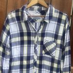 Rails  Hunter Navy and Yellow Flannel Size Small Photo 12
