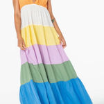 Roxy Honolulu Glow Maxi Dress NWT M $88 Photo 0