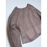 OFFLINE by Aerie Ribbed Long Sleeve Cropped Athletic Top Mauve LG Brown Size undefined Photo 10