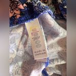 LuLaRoe  OS Leggings Floral Purple Teal  one size elastic waist Photo 13